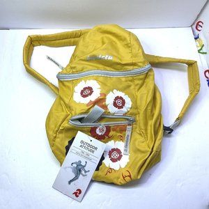 Invicta Yellow/flowers MiniSac Next Backpack NWT